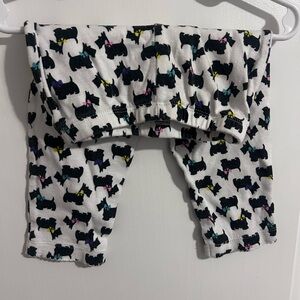 Adorable Dog Print Baby Pants